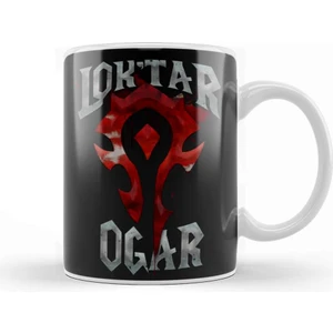 Baskı Dükkanı World Of Warcraft Lok'tar Ogar Kupa Bardak Porselen