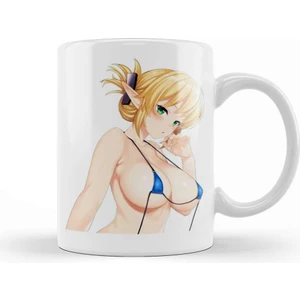 Baskı Dükkanı Ecchi Anime Highschool Rossweisse Kupa Bardak Porselen