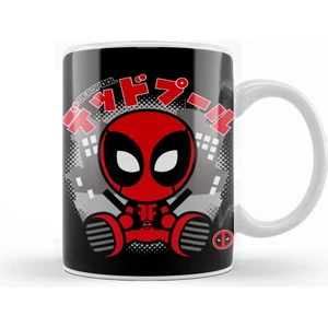 Baskı Dükkanı Kaos Superhero Marvel Deadpool Kupa Bardak Porselen