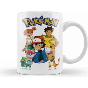 Baskı Dükkanı Pokemon Hepsi Kupa Bardak Porselen