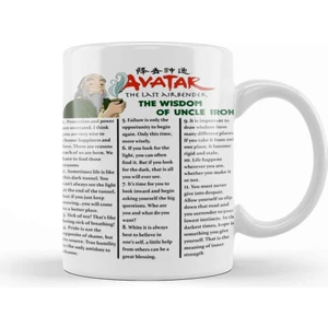 Baskı Dükkanı The Last Movie Airbender The Wisdom Of Uncle Iroh Avatar Cartoon Funny Meme Kupa Bardak Porselen