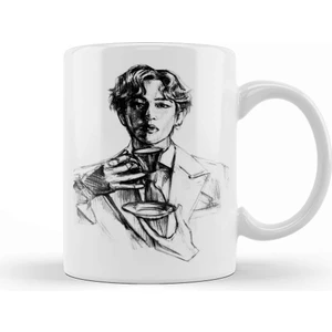 Baskı Dükkanı Bts V Bts With Kupa Bardak Porselen