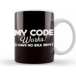Baskı Dükkanı Coder Coding Developer Computer Science Internet Debugging Kupa Bardak Porselen