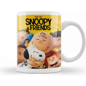Baskı Dükkanı Snoopy And Friends Kupa Bardak Porselen