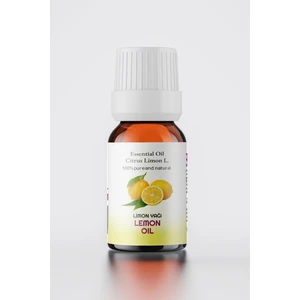 Soğuk Sıkım Limon Yağı, %100 Doğal Bitkisel Uçucu Yağ, Lemon Oil, Citrus Limon L. 10 ml Sprey Başlıklı