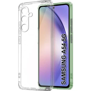 Samsung Galaxy A54 Kılıf Şeffaf Kamera Korumalı Yumuşak Silikon