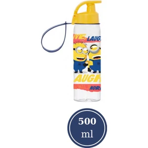 Lisanslı Minions Matara, Minyonlar Desenli Okul Suluğu, Sızdırmaz Öğrenci Suluk 500ML