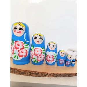 Ahşap 7’li Matruşka Bebek