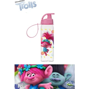 Lisanslı Trolls Matara, Trolls Desenli Okul Suluğu, Sızdırmaz Öğrenci Suluk 500ML
