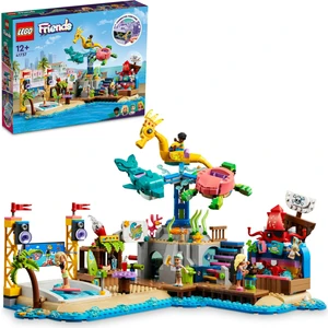 LEGO® Friends Plaj Lunaparkı 41737 - Deniz ve Su Sporlarını Seven Çocuklar İçin  Yaratıcı Oyuncak Yapım Seti (1348 Parça)