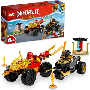 LEGO® NINJAGO® Kai ve Ras'ın Araba ve Motosiklet Savaşı 71789 - 4 Yaş ve Üzeri Çocuklar İçin 2 Minifigür İçeren Yaratıcı Oyuncak Yapım Seti (103 Parça)
