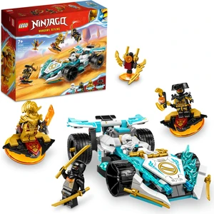 LEGO® NINJAGO® Zane'in Ejderha Gücü Spinjitzu Yarış Arabası 71791 - 7 Yaş ve Üzeri Çocuklar İçin 4 Minifigür İçeren Yaratıcı Oyuncak Yapım Seti (307 Parça)