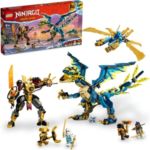 LEGO® NINJAGO® Element Ejderhası İmparatoriçe Robotuna Karşı 71796 - 9 Yaş ve Üzeri İçin Çocuklar İçin 6 Minifigür İçeren Yaratıcı Oyuncak Yapım Seti (1.038 Parça)