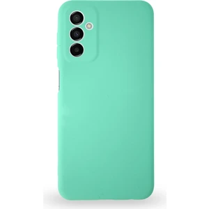 Case World Samsung Galaxy A14 Kapak Içi Kadife Kamera Korumalı Lansman Silikon Kılıf - Su Yeşil