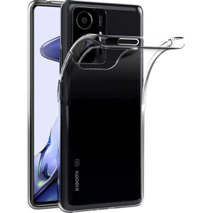 Case World Caseworld Xiaomi Mi 11T Pro ile Uyumlu Kapak 1mm Süper Silikon Şeffaf Kılıf