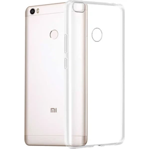 Case World Caseworld Xiaomi Mi Max 2 ile Uyumlu Kapak 1mm Süper Silikon Şeffaf Kılıf