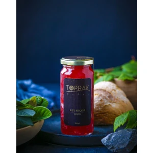 Toprak Doğal Gül Reçeli 300 G Isparta YENİ SEZON Gül Reçeli - Doğal Katkısız Gül Reçeli