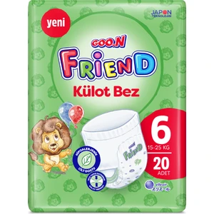 Friend 6 Numara Külot Bebek Bezi - Cilt Dostu - 20 Adet