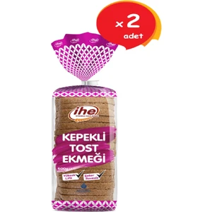 Kepekli Tost Ekmeği 500 gr (2 Adet)