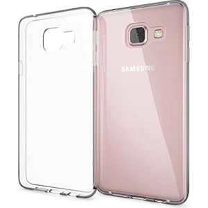 Samsung Galaxy A3 2016 ile Uyumlu Kapak 1mm Süper Silikon Şeffaf Kılıf