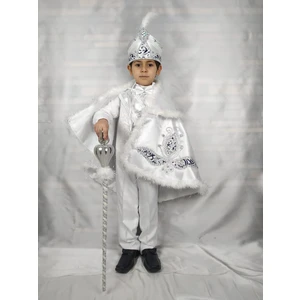 Başak Sünnet (4-10YAŞ) Beyaz Lacivert Tüylü Pelerin Sünnet Kıyafeti