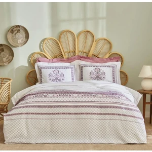 Karaca Home Pike Takımı %100 Pamuk Rnf Çift Kişilik Efren Mürdüm