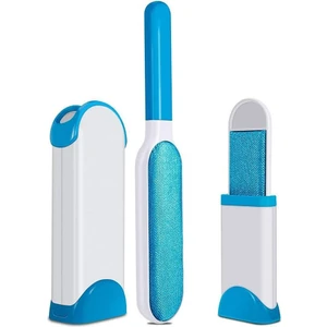 Çok Amaçlı Tüy Kıl Toplayıcı Sihirli 2'li Set Deluxe Koltuk Kıyafet Toplama Tarağı Kedi Köpek Fırçası Toz Temizleyici