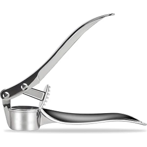 1 Adet Paslanmaz Çelik Sarımsak Ezici Pratik Çeyizlik  Sarımsak Ezeceği Metal Hazneli Sarımsak Ezici