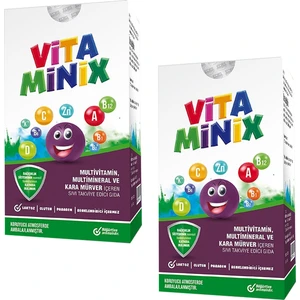Edis Pharma Vitamınix Multivitamin,multimineral ve Kara Mürver Içeren Sıvı Takviye Gıda 150 ml 2 Adet