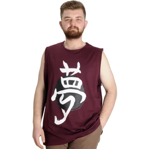 Modexl Büyük Beden Erkek Atlet Tokyo 23008 Mürdüm