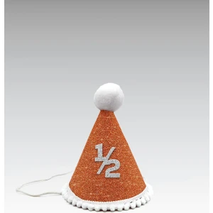 Turuncu Altı Ay Kınası Yarım Yaş 1/2 Çocuk Mini Şapka