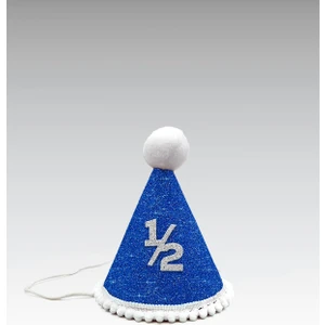 Mavi Altı Ay Kınası Yarım Yaş 1/2 Çocuk Mini Şapka