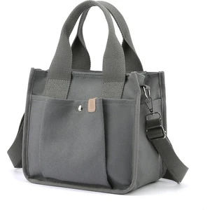 Yeni Kanvas Çanta Bento Küçük Çanta Tote Çanta El Taşıma Büyük Kapasiteli Tote Çanta (Yurt Dışından)