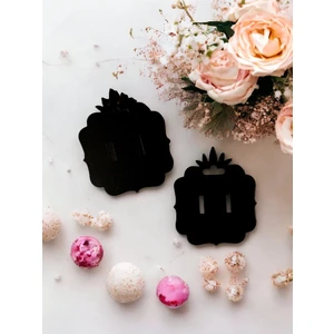 Tuğset Etiket Klips Toka Kartı - Bijüteri Kartı - Aksesuar Kartı/ Etiketi 25 Adet 11X9 cm (Siyah)