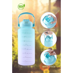 Rainbow Renkli Matara Suluk - 2000 ml