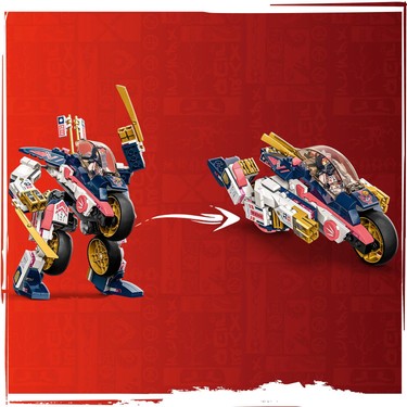 LEGO® NINJAGO® Sora'nın Dönüşen Robot Motosiklet Yarışçısı Fiyatı