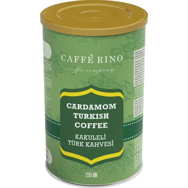 Caffe Rino Türk Kahvesi Kakule Aromalı 250