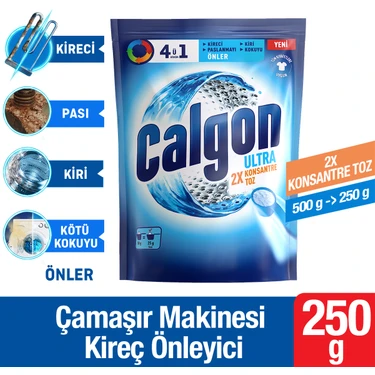 Calgon Kireç Önleyici 4ü1 Arada Ultra Konsantre Toz 250