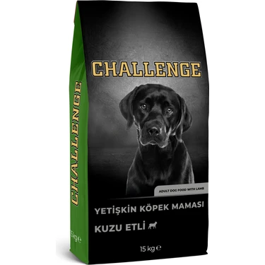 Challenge Kuzu Etli Yetişkin Köpek Maması 15 kg Yüksek Protein İçeriği ile Sağlıklı