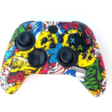 Konsol İstasyonu Xbox Series Desenli Kol Koruyucu Kılıf Renkli 4xb 9. Nesil Yedek Parça Dayanıklı