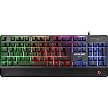 Rampage KB-R34 WINNER Semi Mekanik Q Rainbow Işıklı Gaming Oyuncu
