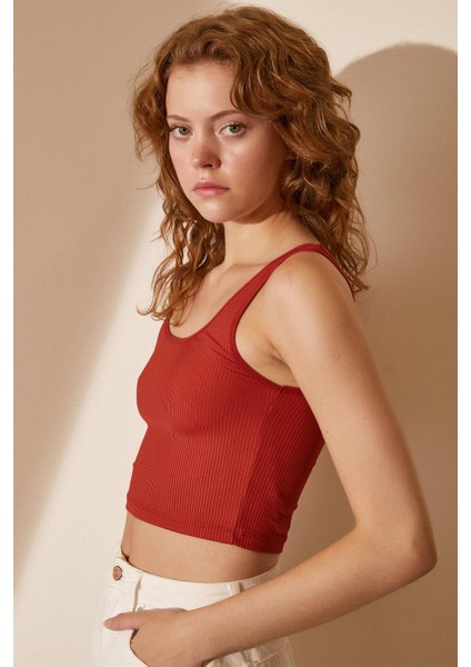 Askılı Crop Bluz
