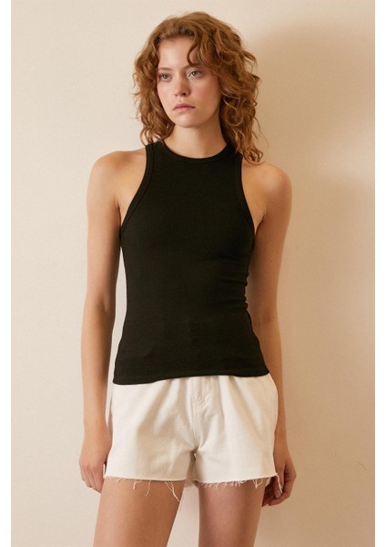 Bisiklet Yaka Top