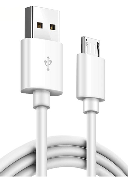 Eski Nesil Micro USB Girişli Tüm Android Cep Telefonlarına Uyumlu Hızlı Şarj Aleti Kablosu