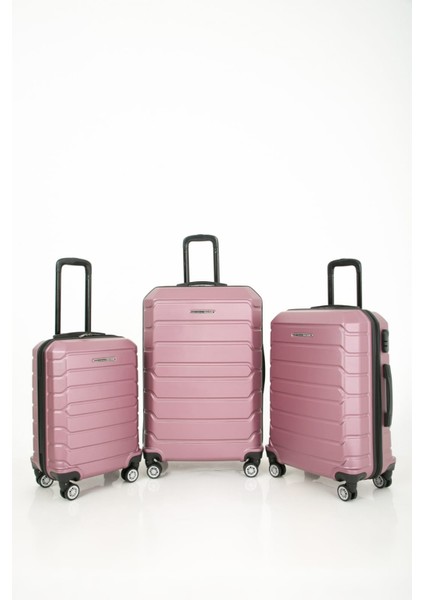 Abs Kırılmaz Üçlü Valiz Seyahat Seti