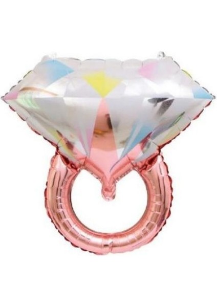 Bride To Be Tektaş Rose Gold Yüzük Folyo Balon