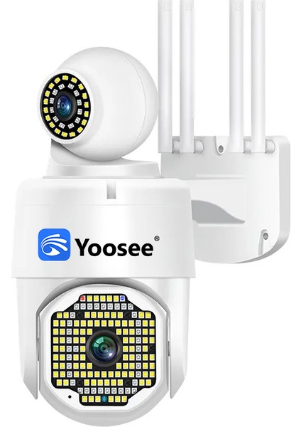 e Çift Lens Ptz Wifi Güvenlik Ip Kamera Hızlı Dome Açık Otomatik Izleme Gece Görüşlü