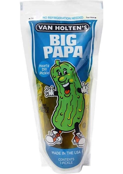 Van Holtens Big Papa Doyurucu Dereotu Kral Boy Poşet Turşu