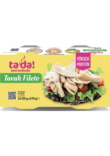 Hazır Tavuk Konservesi 270 gr (2 x 135 gr)