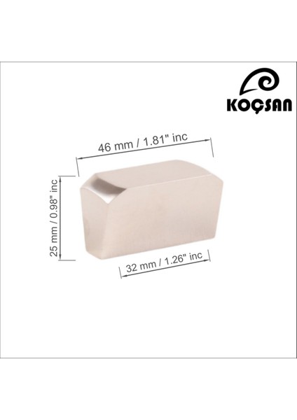 Kuvars Kulp Lüks Country Mutfak Mobilya Dolap Çekmece Kulpu Inox 32 mm modelleri